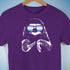 Pride Sloth Transgender Flag Sunglasses Premium Unisex T-Shirt - Purple